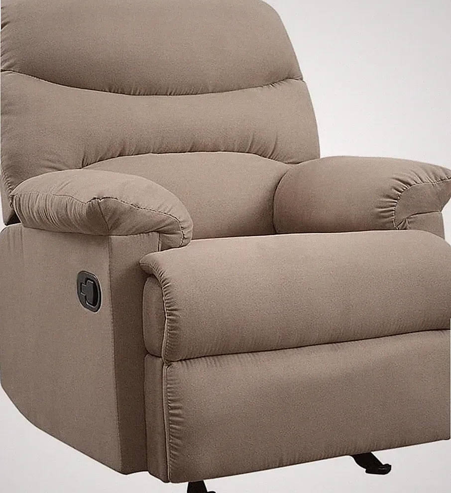 Light Brown Arcadia Recliner - Stylish Comfort for Your Home