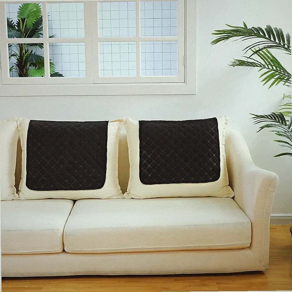 Panelee 2 Pcs Headrest Cover for Recliner Chair Sofa Headrest Cover Head Protect