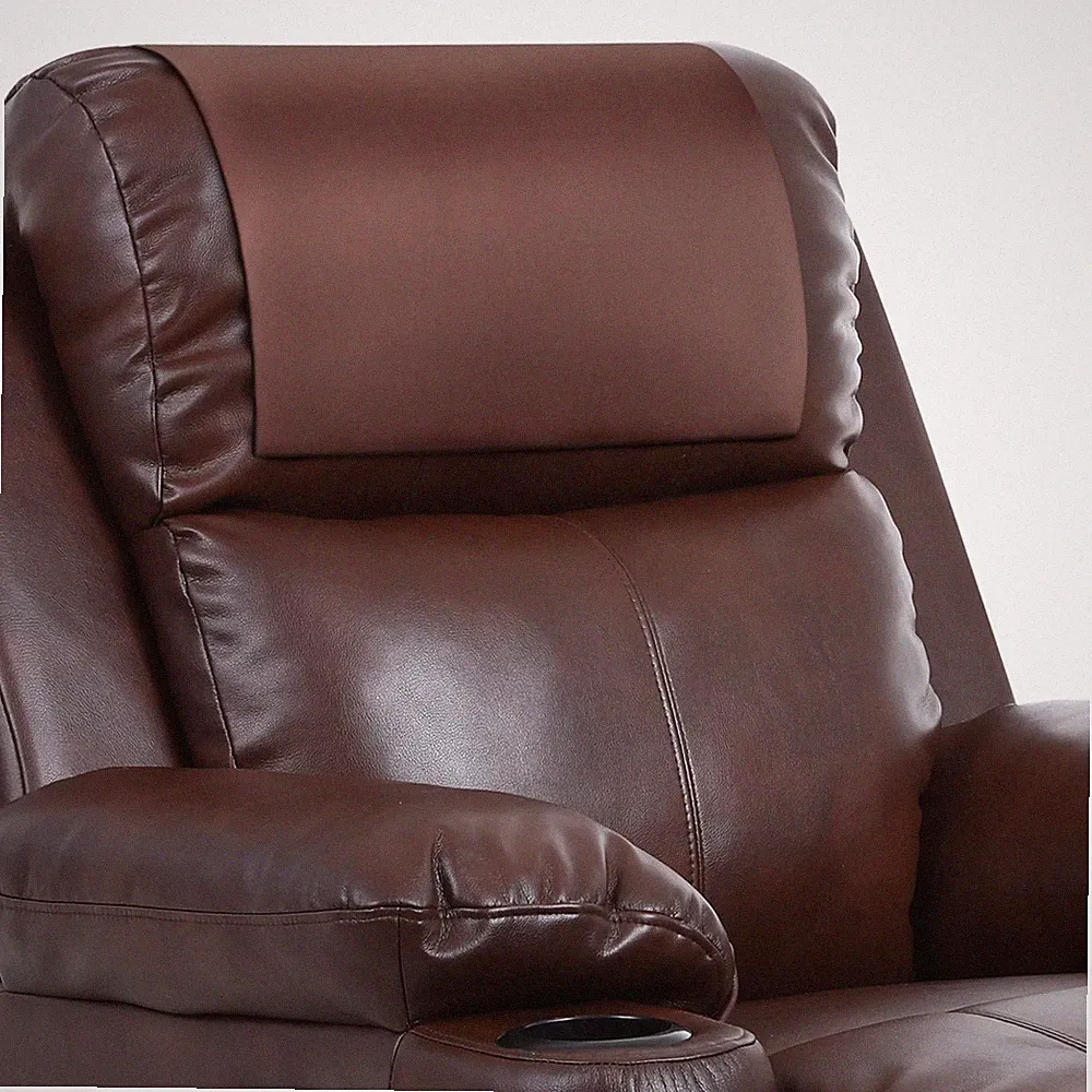 Recliner Headrest Protector, Non-Slip Faux Leather Headrest Cover | Waterproo...